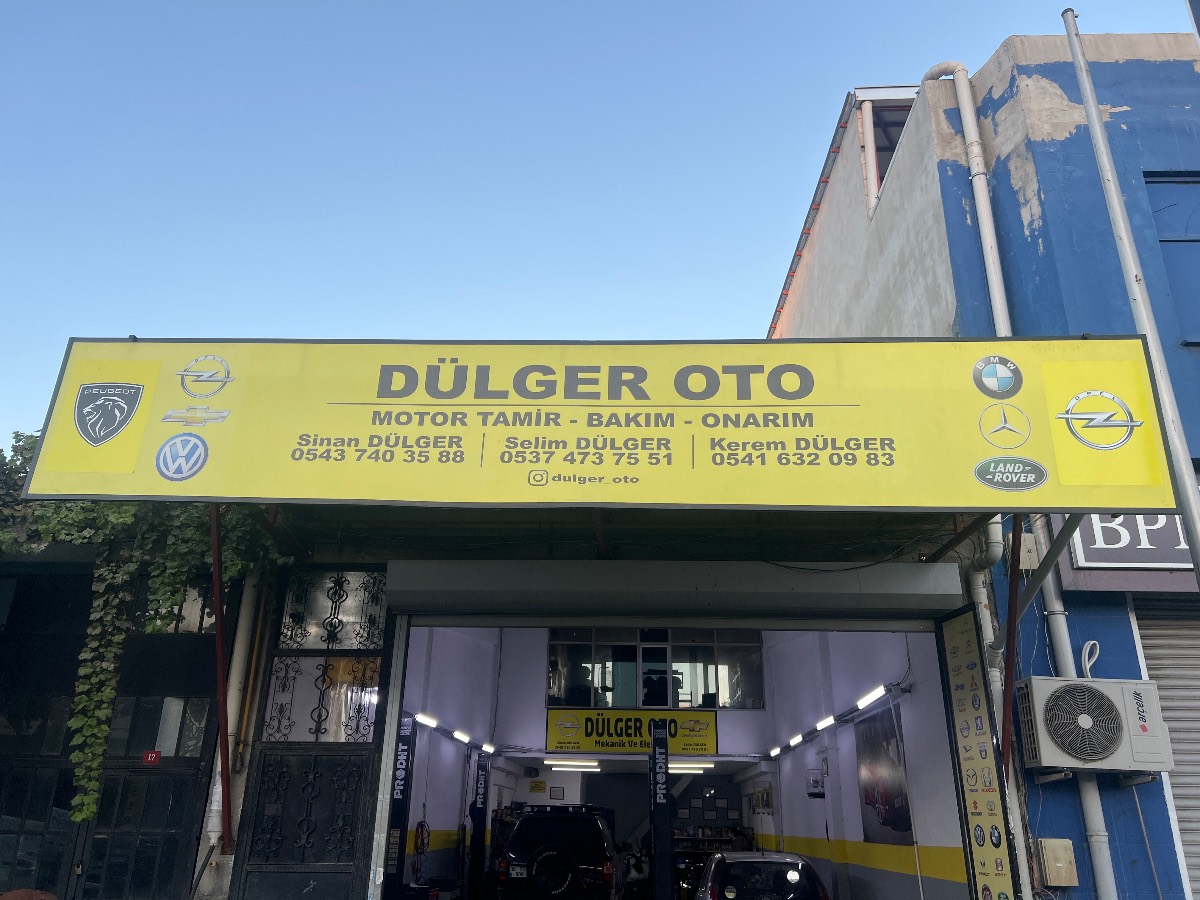 Dülger Oto atölyesi